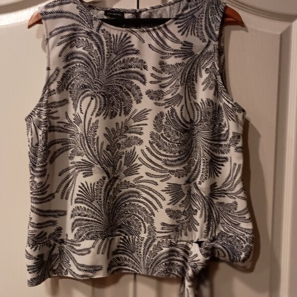 Talbots, Short Sleeve Blouse with ties - Picture 3 of 5